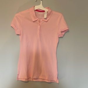 Light pink polo short sleeve